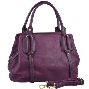 MG Collection Everyday Purple Tote Purse